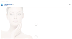 Desktop Screenshot of cosmetique-sa.com