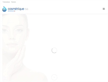 Tablet Screenshot of cosmetique-sa.com